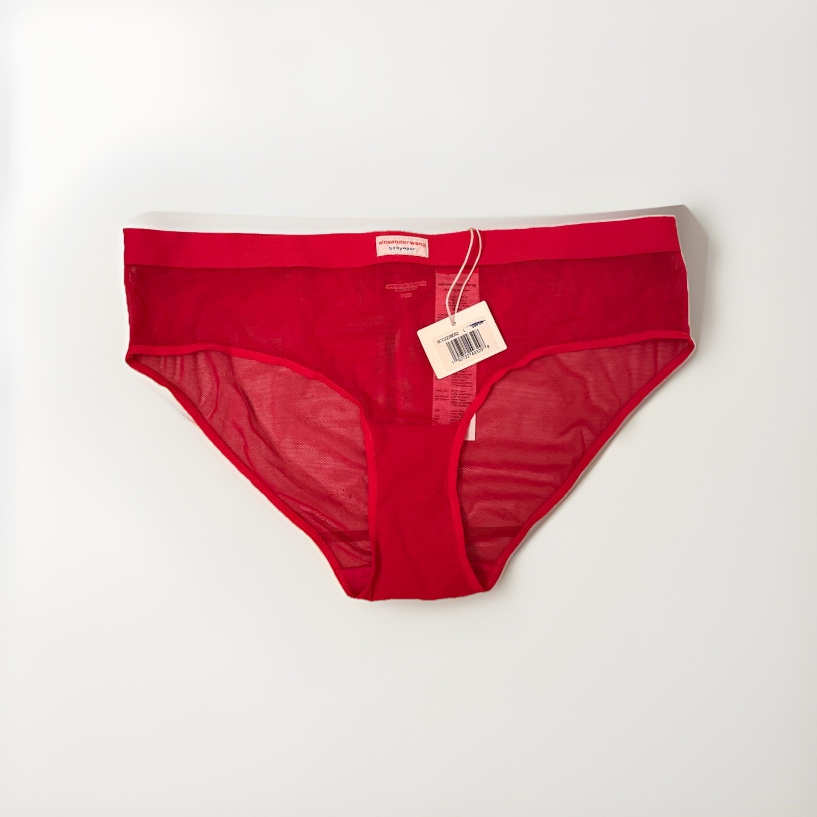 Alexander Wang Classic Bodywear Bikini Red Size L 0215